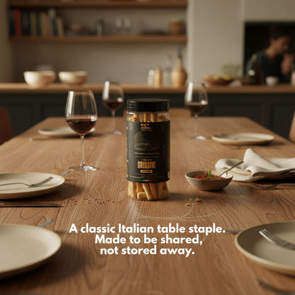 Italian Grissini Baked Sticks – Ultra-Crispy, No Palm Oil, Just Add Dip (100gm)