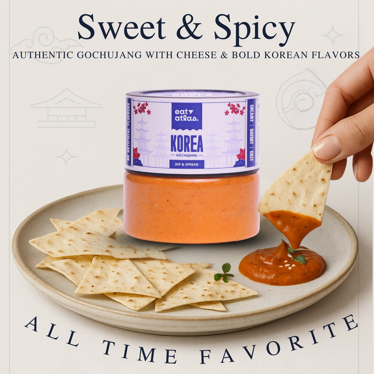 Korea’s Cheesy Gochujang | Comforting Flavour | Authentic Dip of Korea | Ready-to-Eat | 200gms (B2G2))