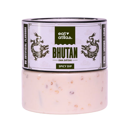 Bhutan’s Ema Datshi | Cheesy Extra Spicy Dip  | National Dish of Bhutan’s flavour | Ready-to-Eat | Veg, No Onion, No Garlic | 200gm