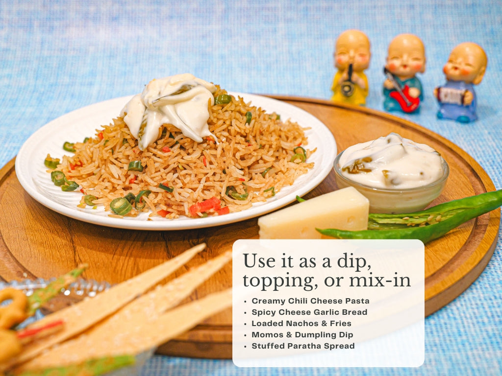 Bhutan’s Ema Datshi | Cheesy Extra Spicy Dip  | National Dish of Bhutan’s flavour | Ready-to-Eat | Veg, No Onion, No Garlic | 200gm