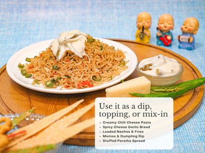 Bhutan’s Ema Datshi | Cheesy Extra Spicy Dip  | National Dish of Bhutan’s flavour | Ready-to-Eat | Veg, No Onion, No Garlic | 200gm