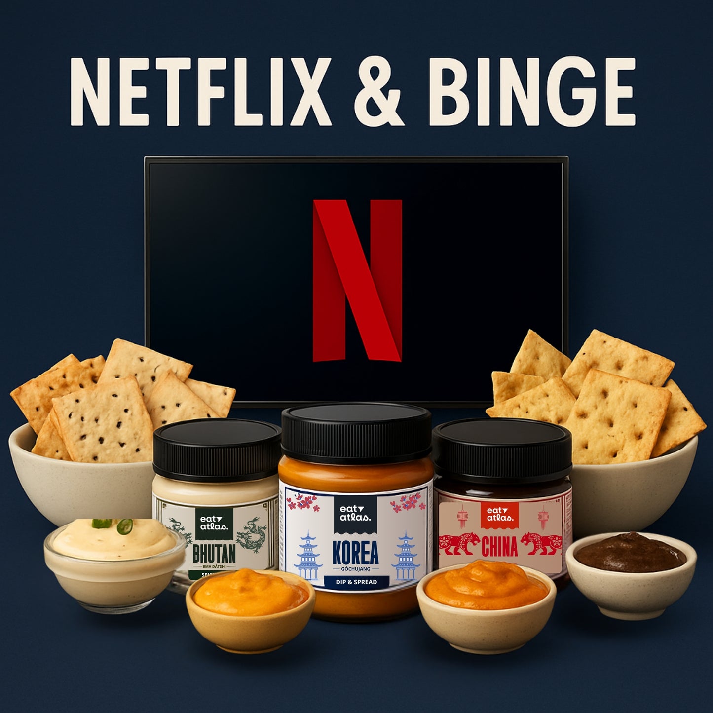 Mini Dip Set – All 3 Iconic Flavours from Korea, Sichuan & Bhutan