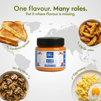 Korea’s Cheesy Gochujang (Mini Dip - 100gm) | Comforting Flavour | Authentic Dip of Korea | Veg - Ready-to-Eat