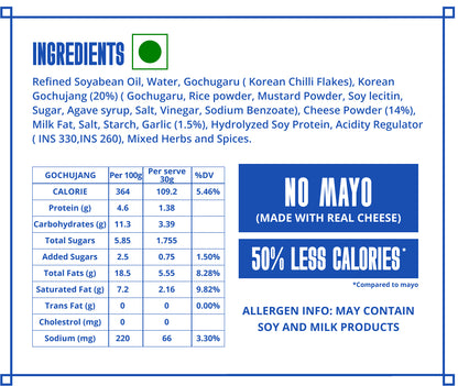 Korea’s Cheesy Gochujang | Comforting Flavour | Authentic Dip of Korea | Ready-to-Eat | 200gms
