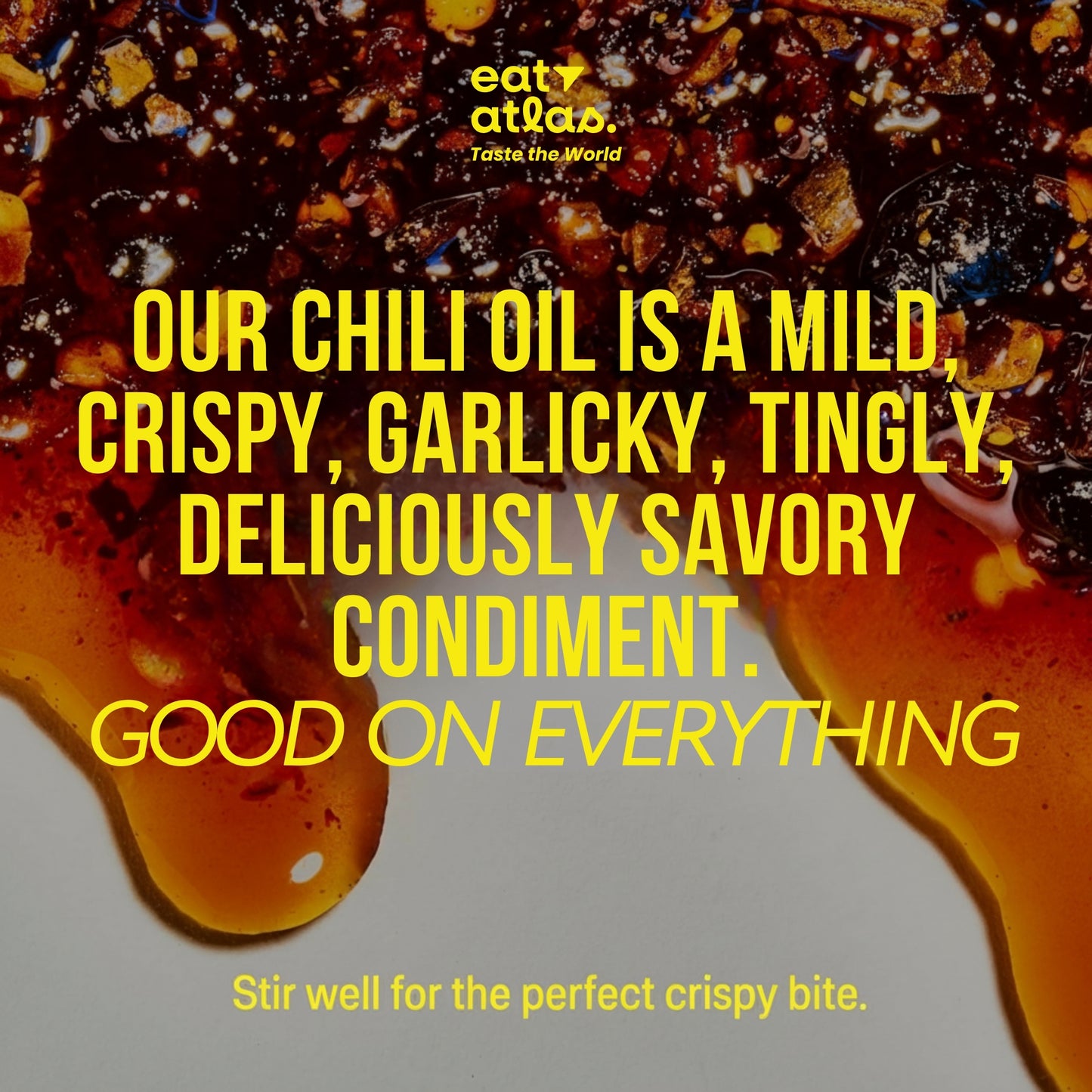 Japanese Rayu Crispy Chilli Oil | Slow Infused & Mild Spicy | Made with Crunchy Tempura Garlic & Chilli Crisps | Veg